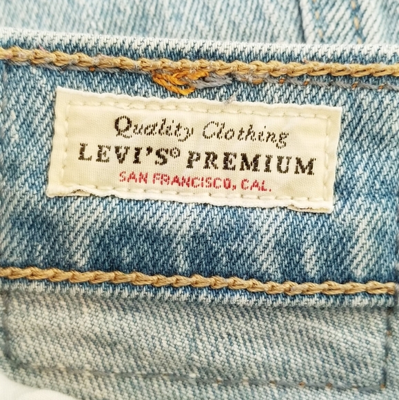 Levi's 70's High Flare High Waist Wide Leg Flare Denim Vintage Inspired Jeans 29 - Picture 5 of 16